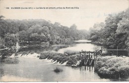 CLISSON - La Sèvre En Amont, Prise Du Pont De Ville - Clisson