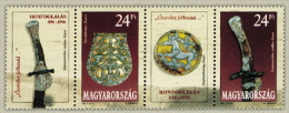 HUNGARY 1996 CULTURE Archeology SWORD CERAMICS - Fine Set/strip MNH - Nuovi