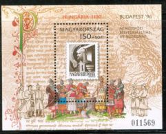 HUNGARY 1996 EVENTS People Exhibition STAMPDAY - Fine S/S MNH - Neufs