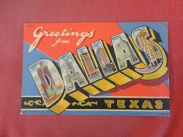 TX - Texas> Dallas  Greetings  Ref 1498 - Dallas