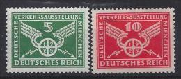 Germany 1925  Deutsche Verkehrs-Ausstellung, Munchen   (**) MNH  Mi. 370-371 - Unused Stamps