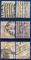 CAPE Of GOOD HOPE 1902 1sh King Edward VII USED 6 Stamps Scott70 CV$6 - Kaap De Goede Hoop (1853-1904)