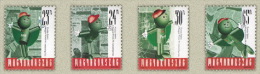HUNGARY 1998 CULTURE Organizations POSTAL SYMBOLS - Fine Set MNH - Unused Stamps