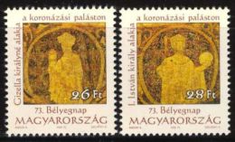 HUNGARY 2000 CULTURE Events Art Icons Paintings Exhibitions STAMPDAY - Fine Set MNH - Nuevos