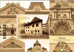 HUNGARY 2013 EVENTS Places Kassa City CULTURAL CAPITAL Of EUROPE - Fine S/S MNH - Neufs