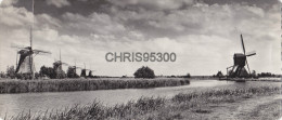 CARTE PANORAMIQUE - KINDERDIJK - MOULIN A VENT - MOLEN HOLLANDSE - Kinderdijk