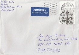 Germany Cover To Portugal - Cartas & Documentos