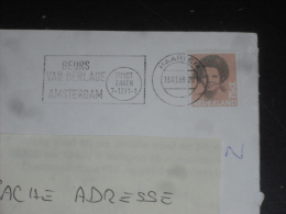 LETTRE PAYS BAS NEDERLAND HOLLAND AVEC YT 1181 - REINE BEATRIX - - Covers & Documents
