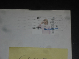 LETTRE PAYS BAS NEDERLAND HOLLAND AVEC YT 1335 - EUROPA JEUX ENFANT - TELEPHONE A FICELLE - - Cartas & Documentos
