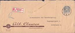 Denmark ALB. CLAUSEN (Vulkanisering Benzin Olie Gummi) Registered Einschreiben HELSINGØR Label 1947 Cover Brief - Covers & Documents