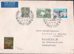Par Avion Suomi Finland Flygpost Lentoposti Letter Cover 1969 - Lettres & Documents