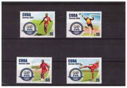 2004 CENTENARY OF FIFA 4 VALUES  MNH - Sonstige & Ohne Zuordnung