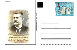 Slovakia - 2014 - 165th Birth Anniversary Of L. V. Rizner, Slovak Writer - Postcard With Original Stamp And Hologram - Ansichtskarten