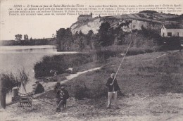 Saint Martin Du Tertre 89 - Pêcheurs  L'Yonne Entre Sens Et Saint Martin Du Tertre - - Saint Martin Du Tertre