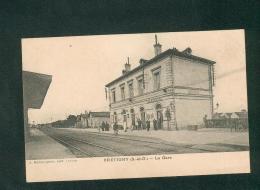 Bretigny (sur Orge 91) - La Gare ( Vue Interieure Animée Ed. Marquignon) - Bretigny Sur Orge