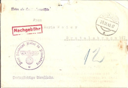 1942 - RUSSLAND / NIKOLSBURG-BEATELSBRUNN, 2 Scan - 1941-43 Deutsche Besatzung