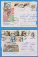 2 X Cover Romania Send Bosnia  Stamps,  Beautiful, Nice Franking - Briefe U. Dokumente