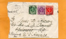 Siera Leone 1928 Cover Mailed To USA - Sierra Leona (...-1960)