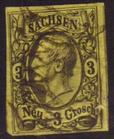 Sachsen - 1855 - Usato/used - Mi N. 11 - Sachsen