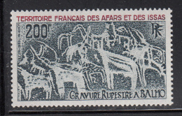 Afars & Issas MNH Scott #C98 200fr Rock Carvings, Balho - Nuevos