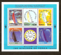 Tonga 1991 Yvertn° Bloc 16 *** MNH Cote 15 Euro Voiliers Yacht Race - Tonga (1970-...)