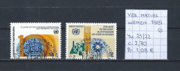 UNO - Wenen - 1981 - Yv. 21/22 Gest./obl./used - Gebruikt