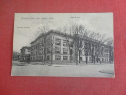 Michigan> Ann Arbor  Carnegie Library- High School  Ref 1501 - Ann Arbor