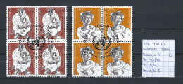 UNO - Wenen - 1984 - Yv. 43/44 In Blocs Van 4 Gest./obl./used - Usados