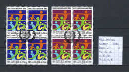 UNO - Wenen - 1984 - Yv. 45/46 In Bloc Van 4 Gest./obl./used - Gebraucht