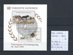 UNO - Wenen - 1985 - Yv. Blok 2 Gest./obl./used - Blocs-feuillets