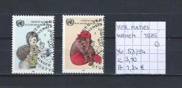 UNO - Wenen - 1985 - Yv. 53/54 Gest./obl./used - Gebraucht