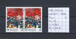 UNO - Wenen - 1986 - Yv. 55 In Paar Gest./obl./used - Usados