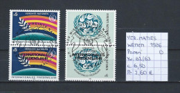 UNO - Wenen - 1986 - Yv. 62/63 In Paren Gest./obl./used - Usados