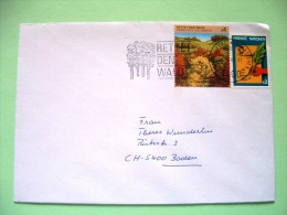 United Nations - Vienna 1983 FDC Cover Forest Conservation - Feather Writing - Lettres & Documents