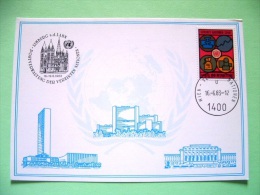 United Nations - Vienna 1983 Special Cancel Limburg On Postcard - Trade And Developpment - Brieven En Documenten