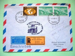 United Nations - Vienna 1983 Special Cancel 20 Anniv. Jet Flight To Athen  - Registered Cover To Athen - Returned (ba... - Brieven En Documenten