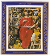 Niue 1981 Easter ,El Greco ,Charity  Souvenir Sheet MNH - Niue