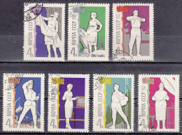 Russia     Scott No   2646-52       Used    Year  1962 - Used Stamps