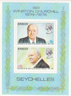 Seychelles 1974 Churchill Souvenir Sheet MNH - Seychellen (1976-...)