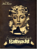 "Illustrierter Film-Kurier"  "Es War Eine Rauschende Ballnacht" Mit Zarah Leander -  Filmprogramm Nr. 2989 Von 1939 - Magazines