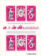 St Helena 1977 Coronation Sheetlet  MNH - Sainte-Hélène