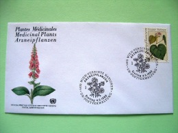 United Nations - Vienna 1990 FDC Cover - Medicinal Plants - Briefe U. Dokumente