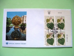 United Nations - Vienna 1990 FDC Cover - Medicinal Plants (x4) - Covers & Documents