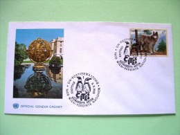 United Nations - Vienna 1993 FDC Cover - Endangered Species - Wolf - Penguin Cancel - Lettres & Documents