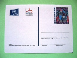 United Nations - Vienna 2000 Pre Paid Postcard - Human Rights - Boat - Lettres & Documents