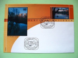 United Nations - Vienna 2002 FDC Pre Paid Cover - River - Covers & Documents