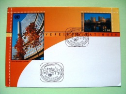 United Nations - Vienna 2002 FDC Pre Paid Cover - Building - Storia Postale
