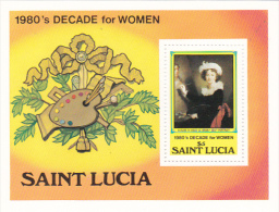 St Lucia 1980 Decade For Women Souvenir Sheet MNH - St.Lucia (1979-...)