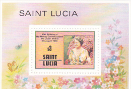 St Lucia 1980 Queen Mother Souvenir Sheet MNH - St.Lucia (1979-...)