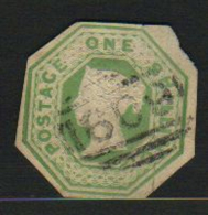 Great Britain   QV  1 Sh   Embossed  CTS  #  57449 - Usados